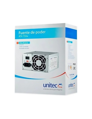 Fuente de poder Unitec Atx 750w para Pc de Torre 2