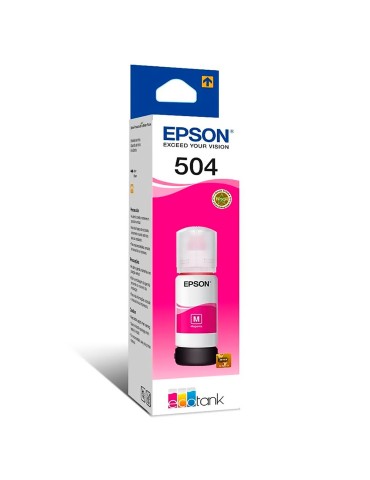 Tinta Epson T504 Magenta para impresora Ecotank 2