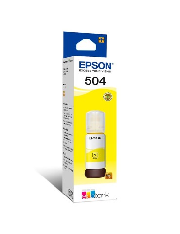 Tinta Epson T504 Yellow (Amarillo) para impresora Ecotank 2