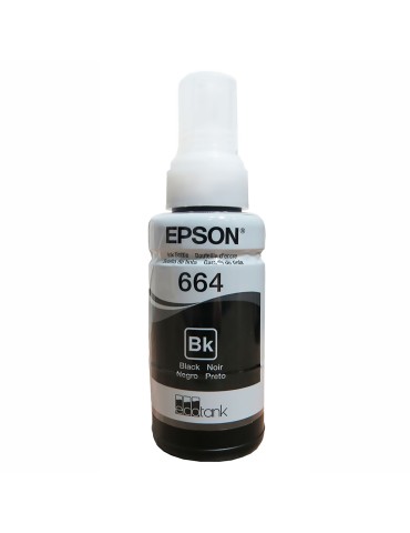 Tinta Epson T664 Negra para impresoras Ecotank