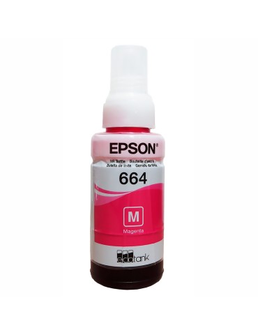 Tinta Epson T664 Magenta para impresoras Ecotank