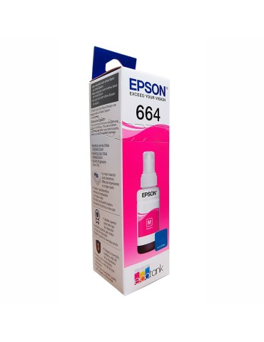 Tinta Epson T664 Magenta para impresoras Ecotank 2