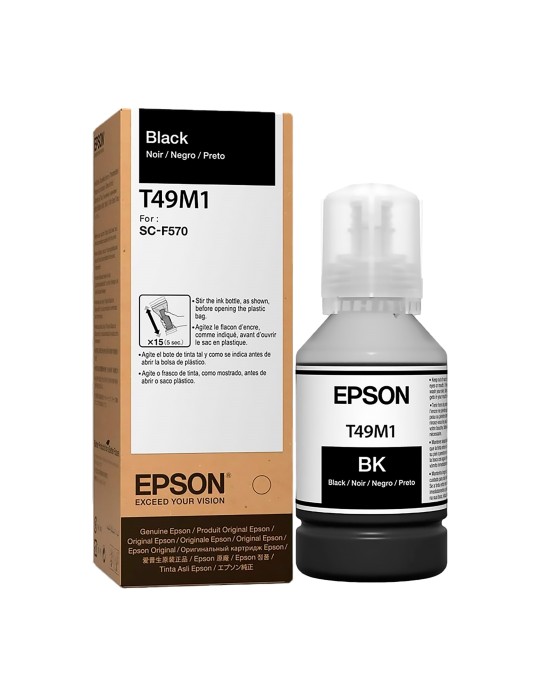Tinta Epson T49M1 Negra Gran Formato impresoras WorkForce