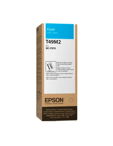 Tinta Epson T49M2 Cian (Azul) Gran Formato impresoras WorkForce 2