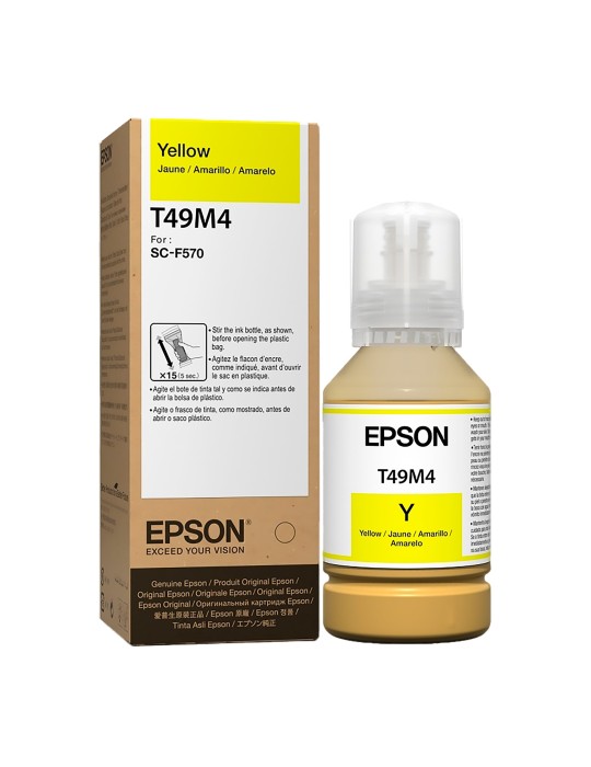 Tinta Epson T49M4 Yellow (Amarillo) Gran Formato impresoras WorkForce