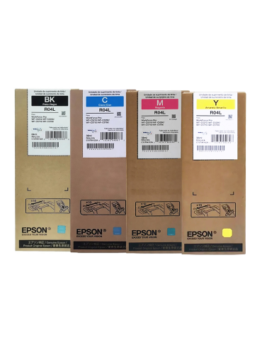Tinta Epson R04L Gran Formato colores Negro, Cian, magenta y Amarillo 2